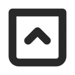 Arrow Up 4 Square SVG Icon